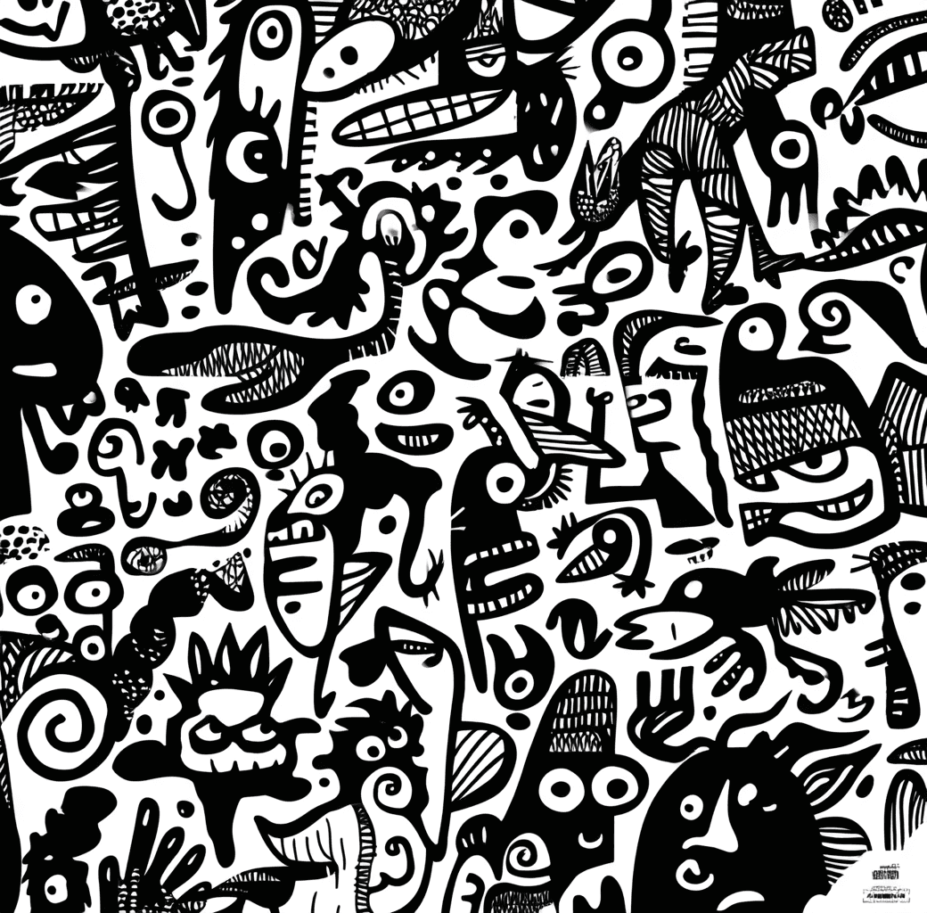 Quirky 004 original repeating artwork