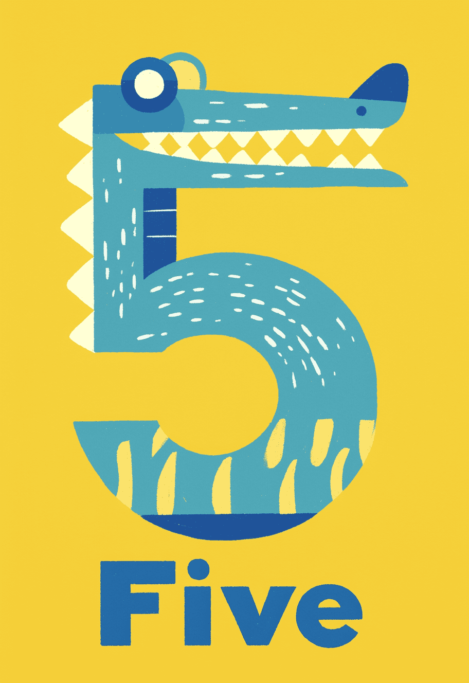 Animal Number 178 original repeating artwork