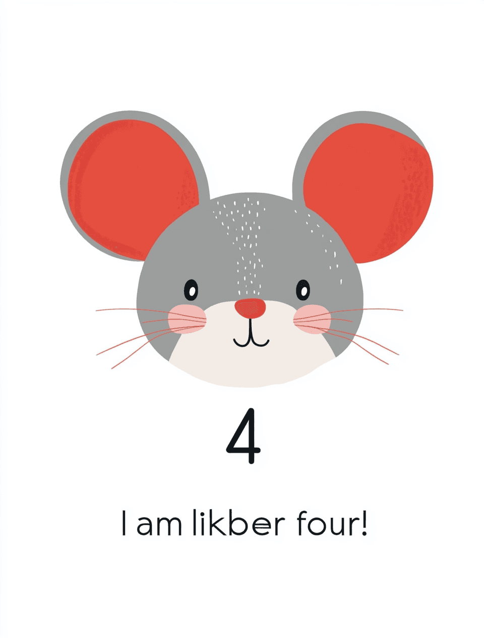 Animal Number 049 original repeating artwork