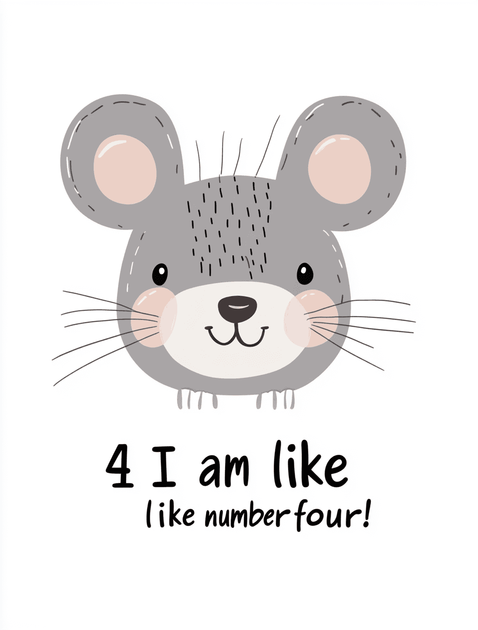 Animal Number Dash original repeating artwork