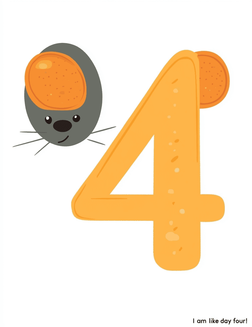 Animal Number Neon original repeating artwork