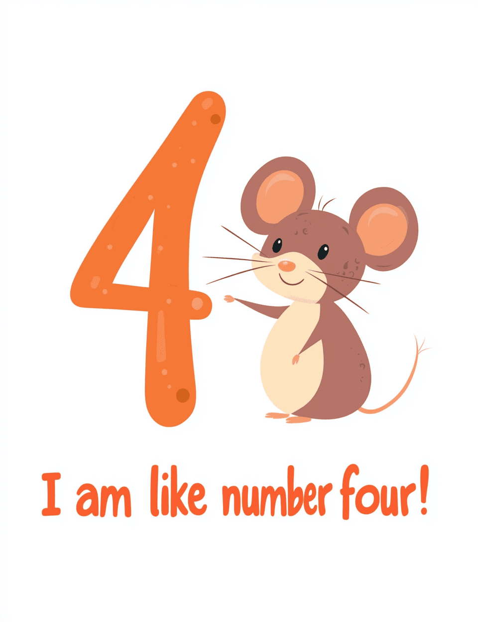 Animal Number 060 original repeating artwork