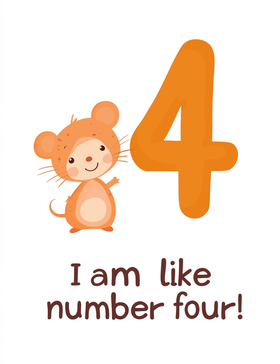 Animal Number Club original repeating artwork