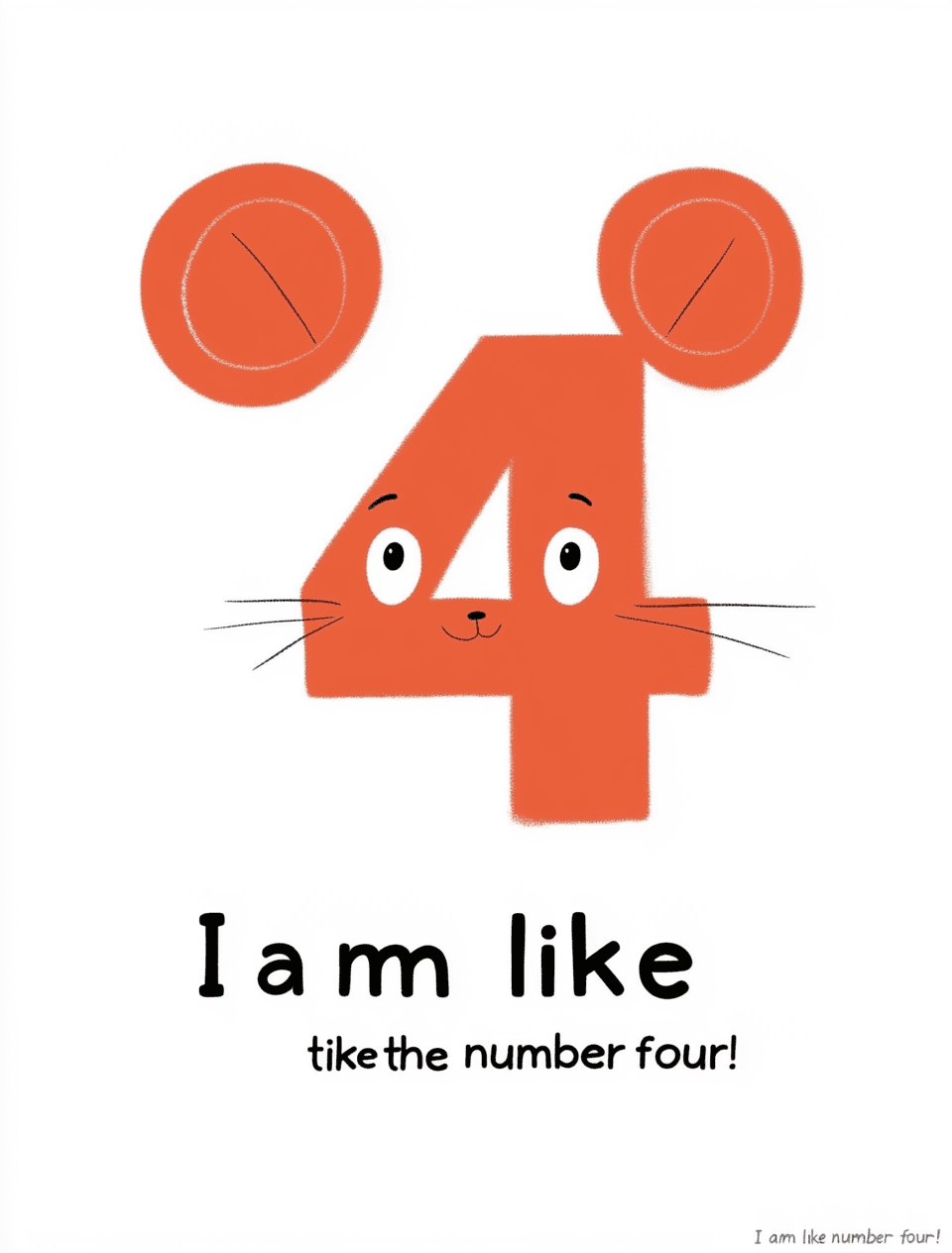 Animal Number 081 original repeating artwork