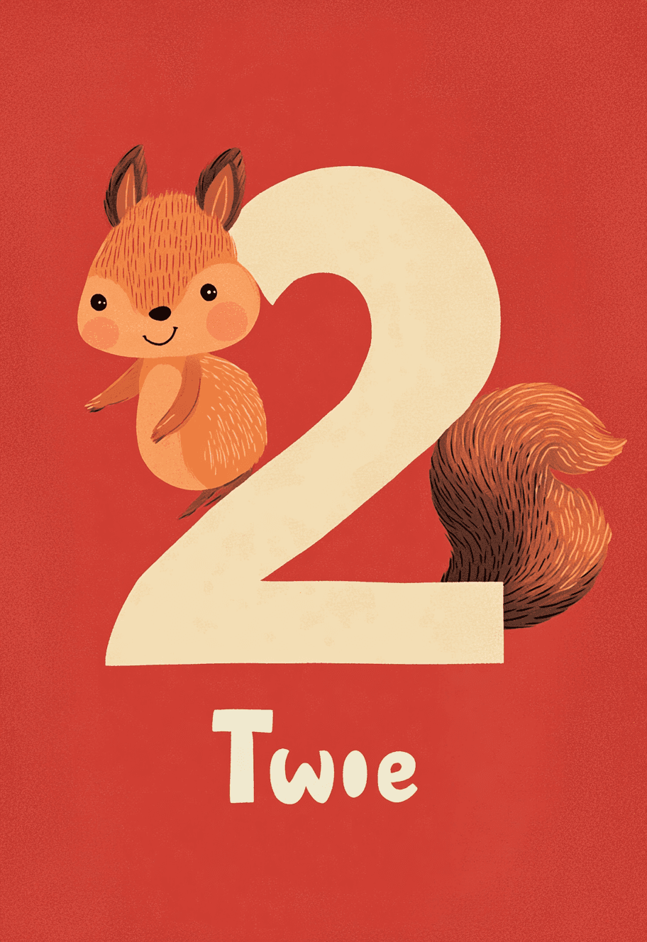 Animal Number Path original repeating artwork