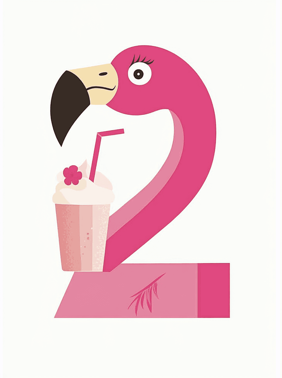 Animal Number Seek original repeating artwork