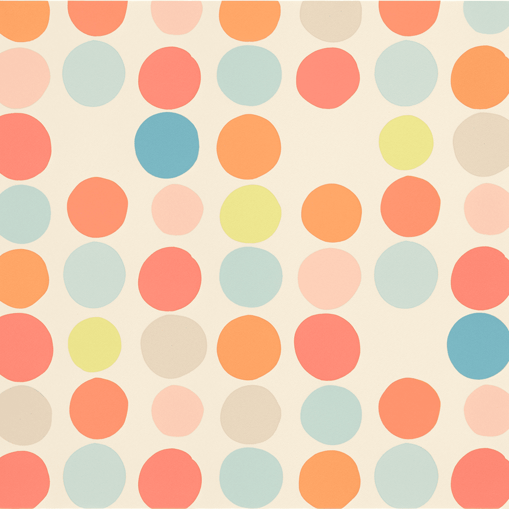 Circle Party original repeating artwork