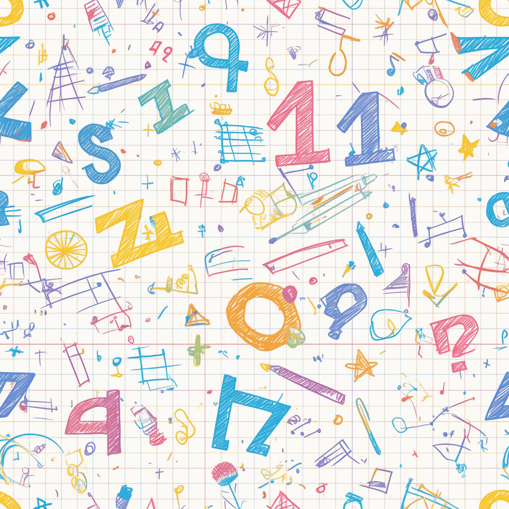 Number 053 original repeating artwork
