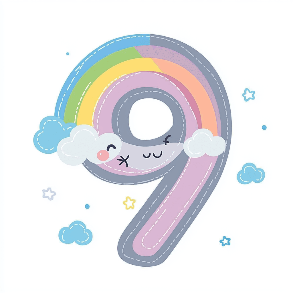 Cute Number 063 original repeating artwork