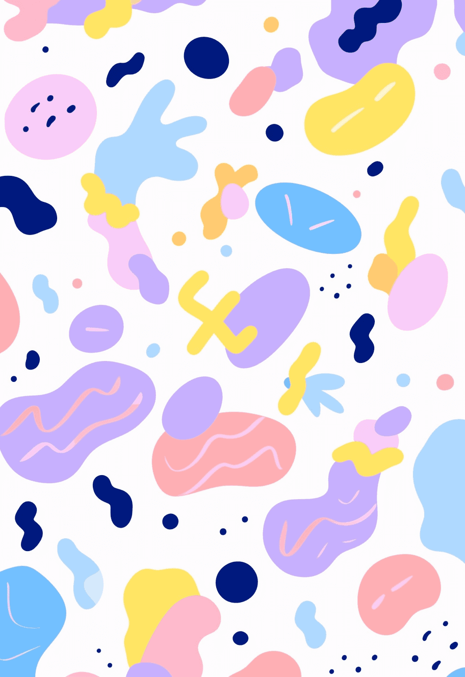 Color Blocks Blast original repeating artwork