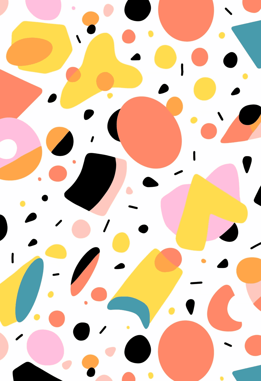 Color Blocks Tribe original repeating artwork