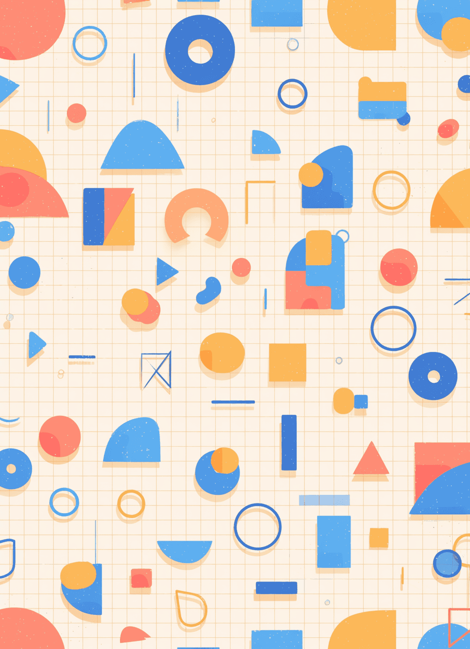 Color Blocks Groove original repeating artwork