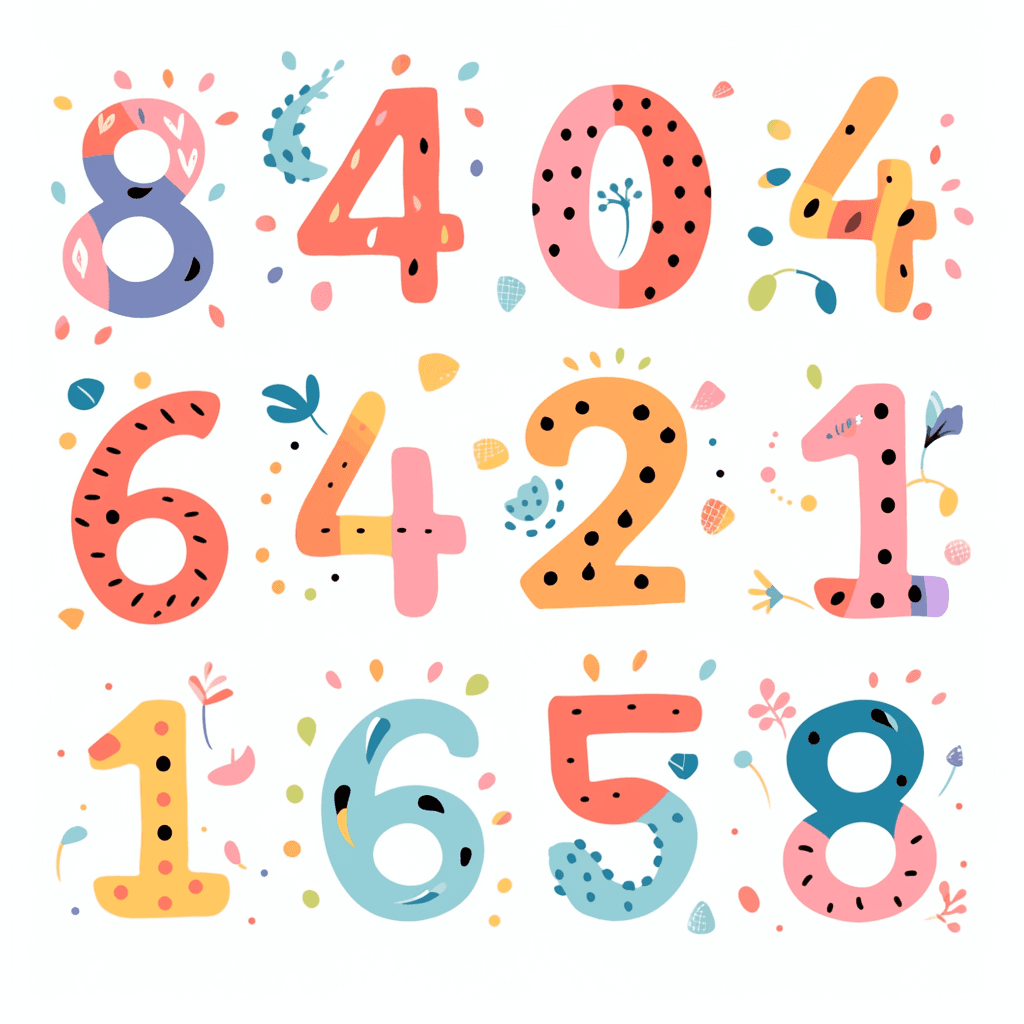 Cute Number 022 original repeating artwork