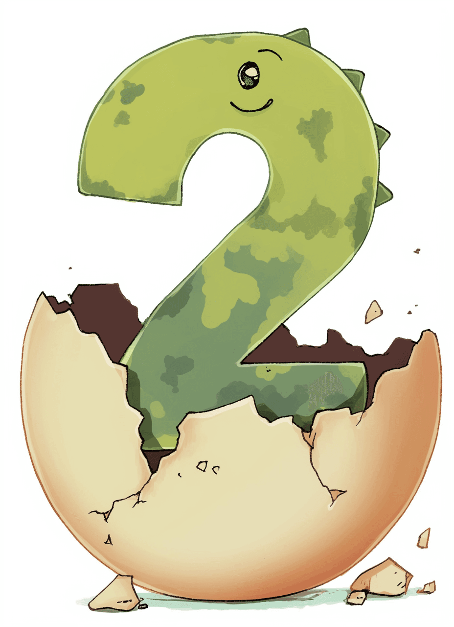 Cute Number Sprint original repeating artwork