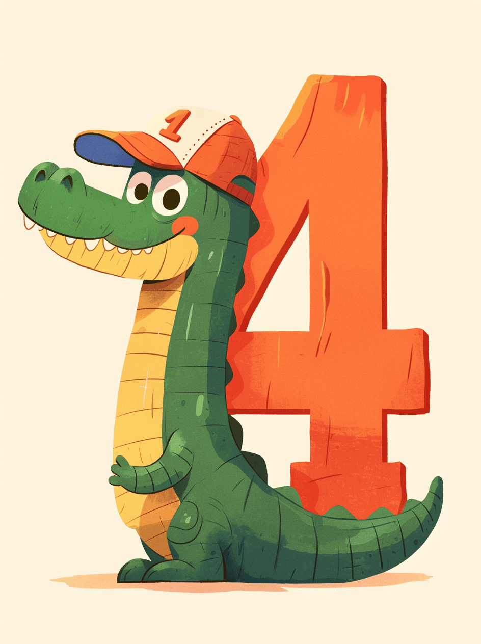 Animal Number 056 original repeating artwork