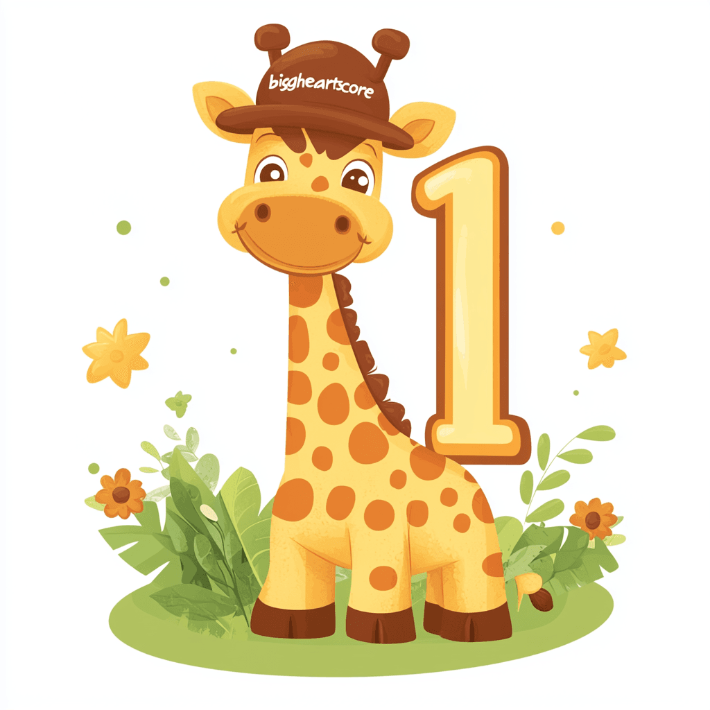 Animal Number Studio original repeating artwork