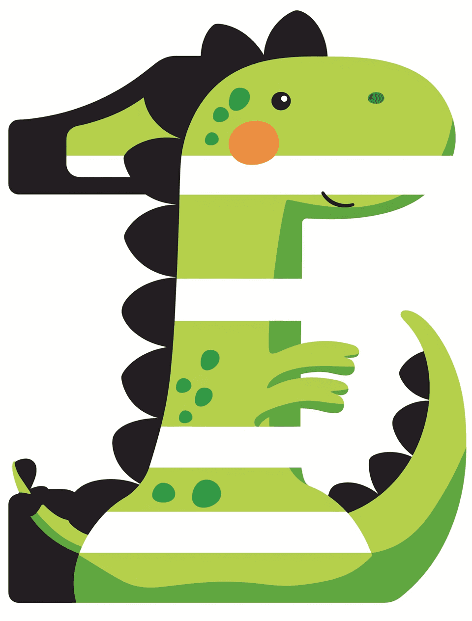 Animal Number 233 original repeating artwork