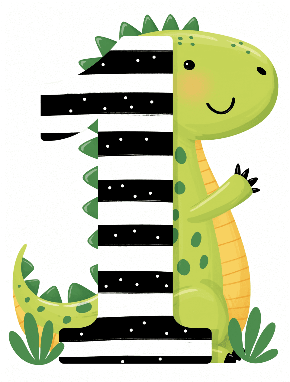 Animal Number 037 original repeating artwork