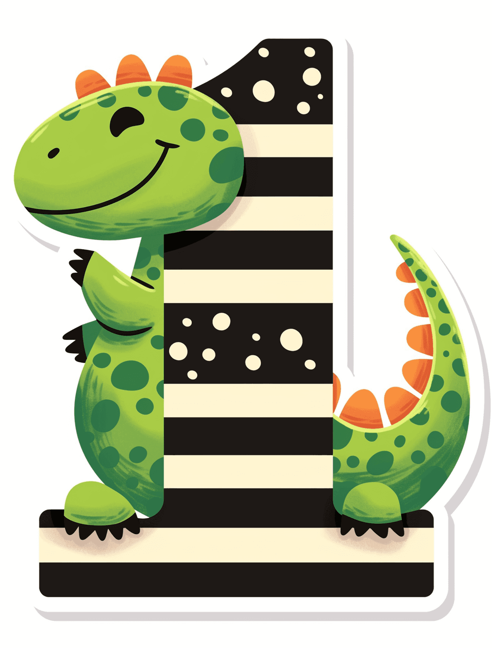 Animal Number 210 original repeating artwork