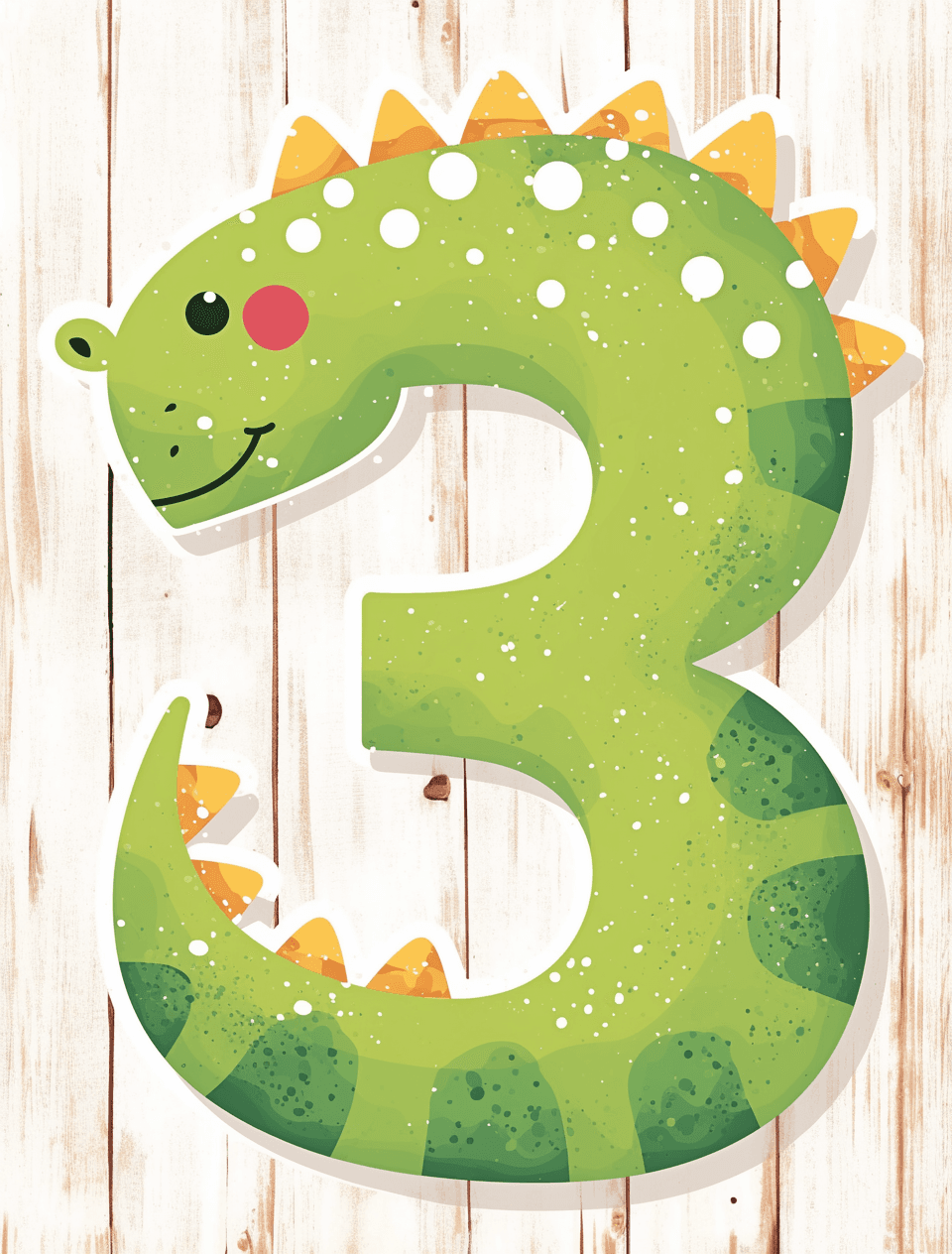 Animal Number 208 original repeating artwork