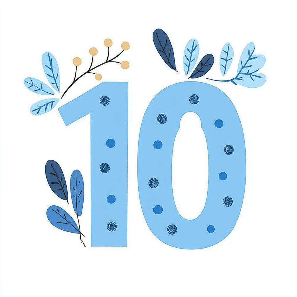 Number 009 original repeating artwork