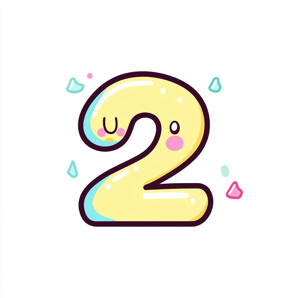Cute Number Dusk original repeating artwork