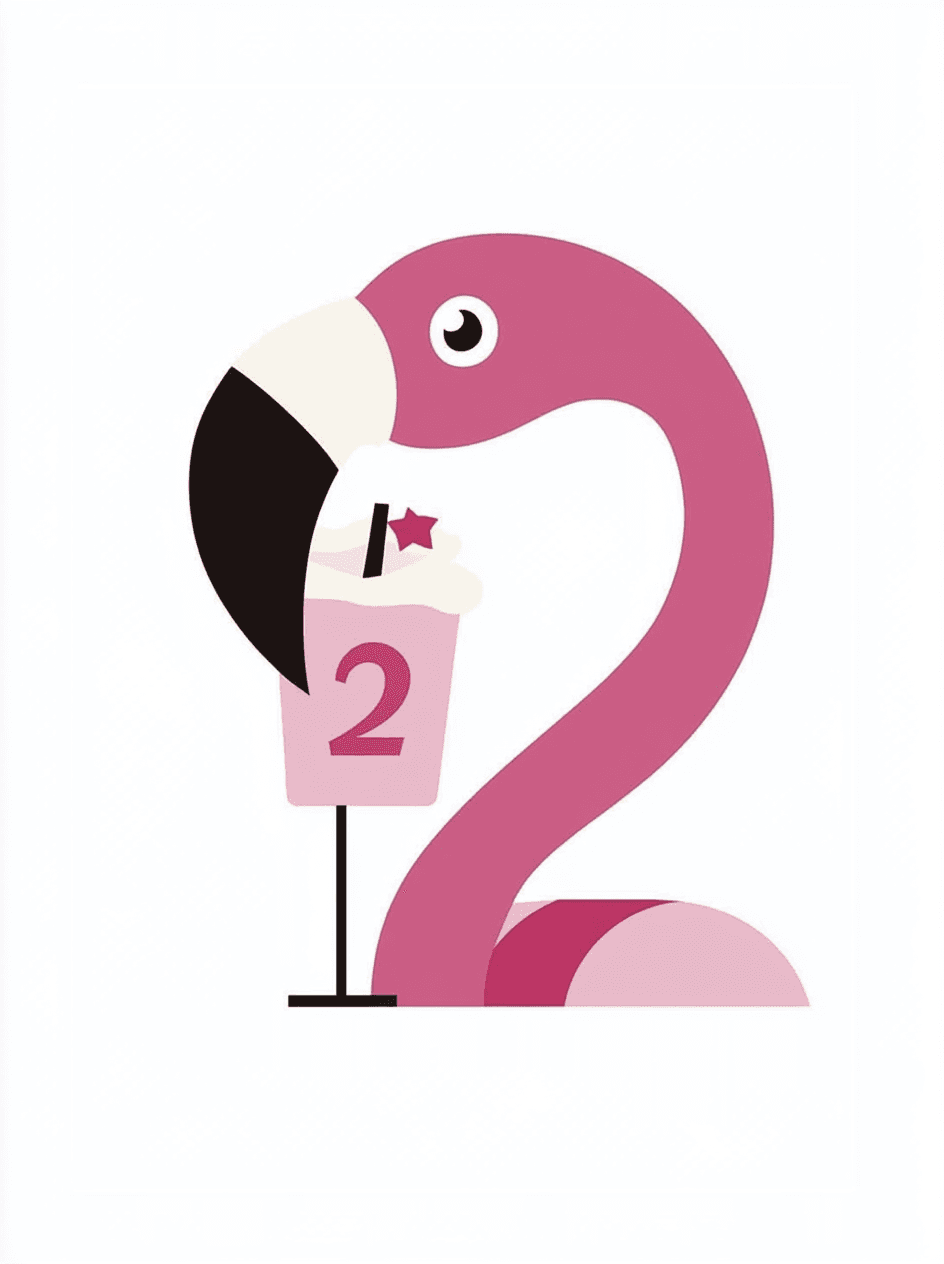 Animal Number 044 original repeating artwork