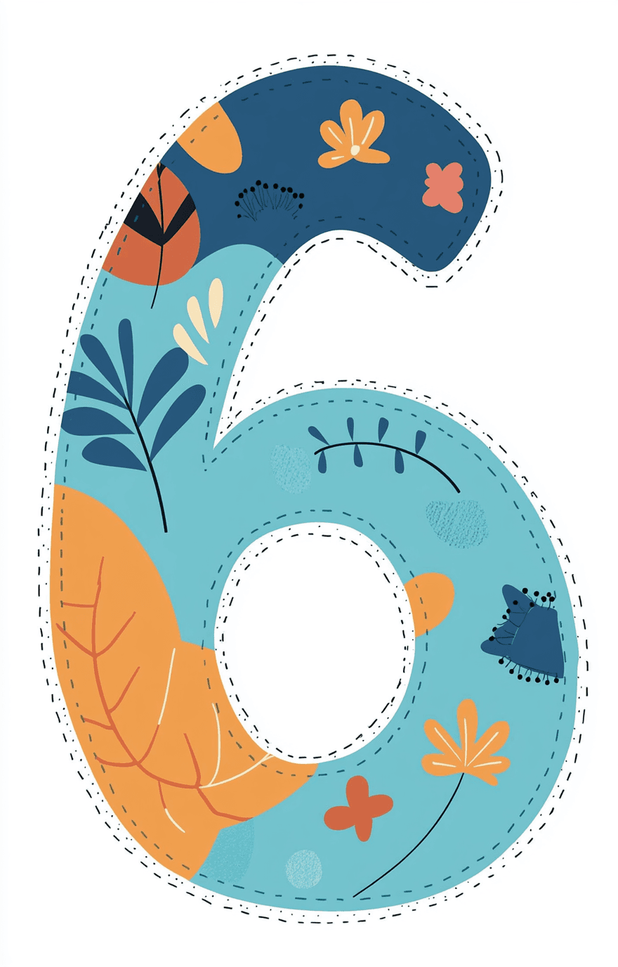 Number 083 original repeating artwork