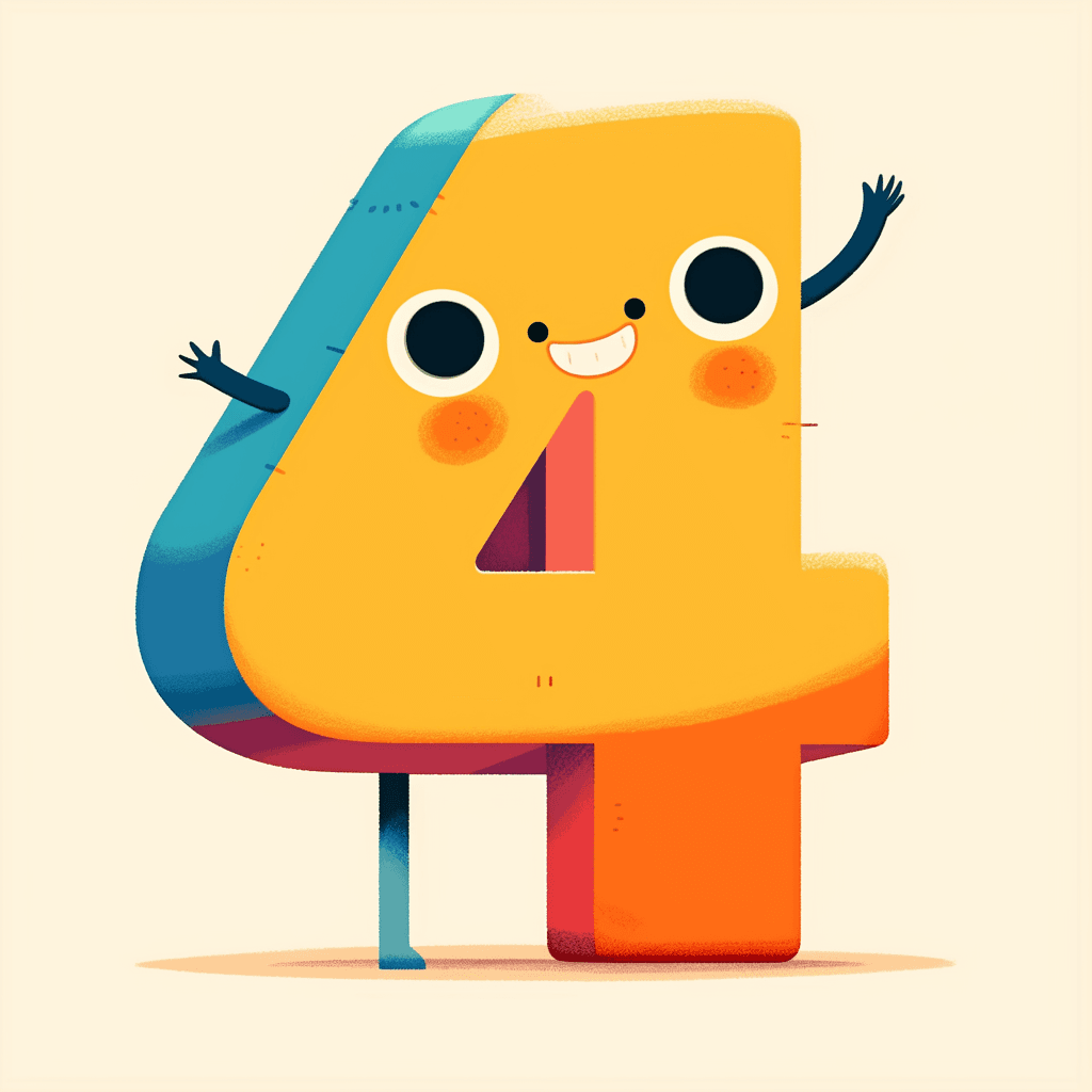 Cute Number East original repeating artwork
