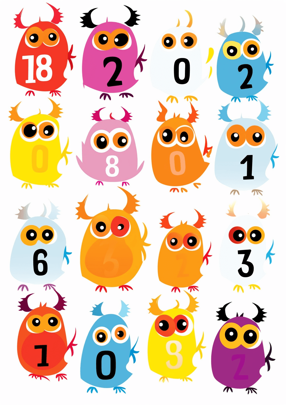 Monster 201 original repeating artwork