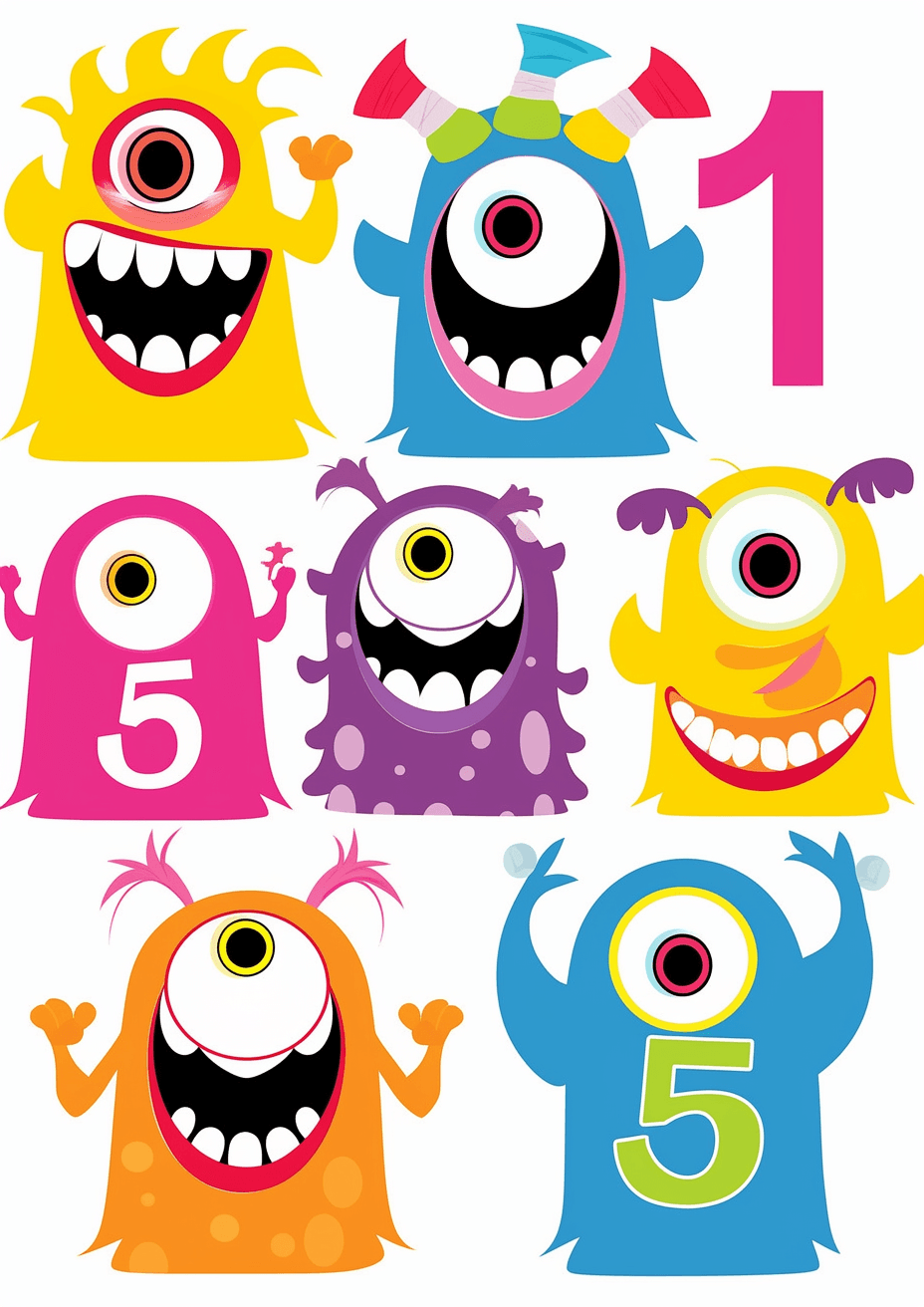 Monster 032 original repeating artwork