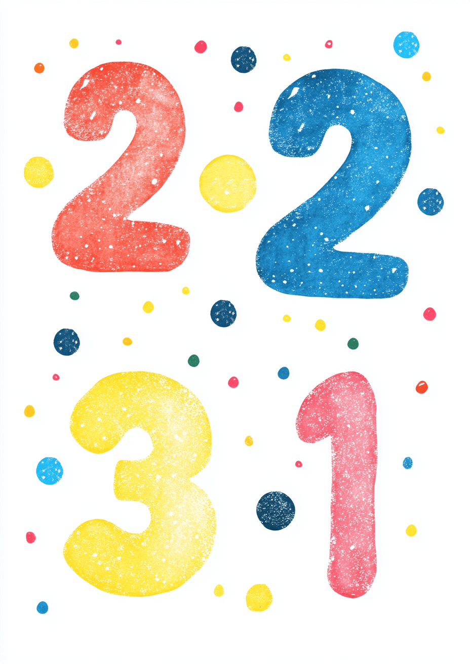 Number 152 original repeating artwork