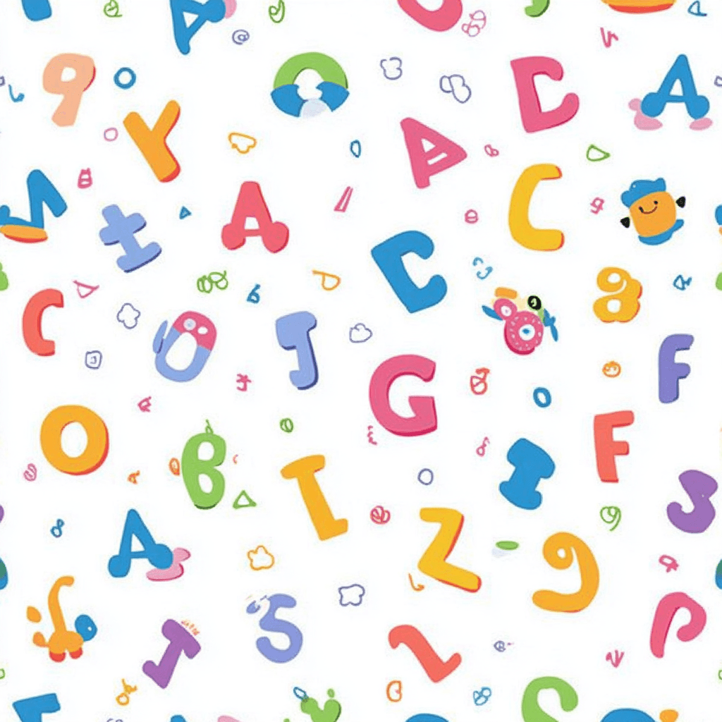 Letter 009 original repeating artwork