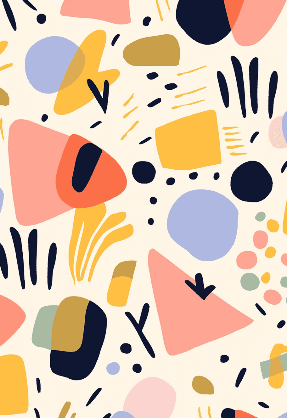 Color Blocks 016 original repeating artwork