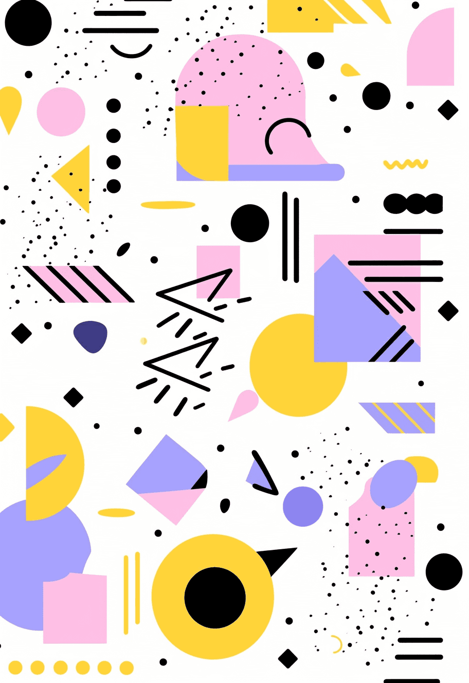 Color Blocks Midnight original repeating artwork