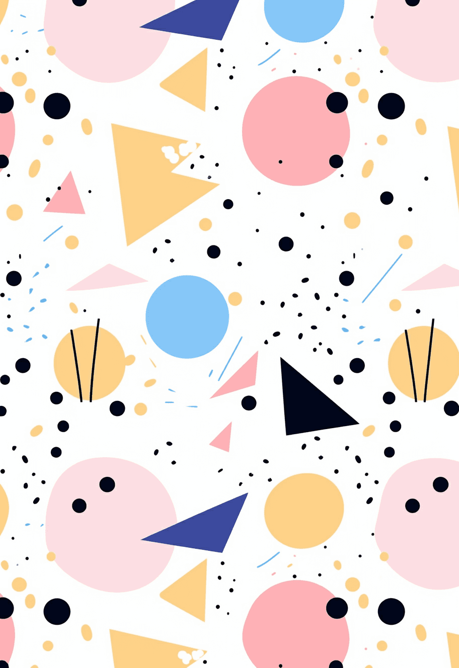 Color Blocks Jam original repeating artwork