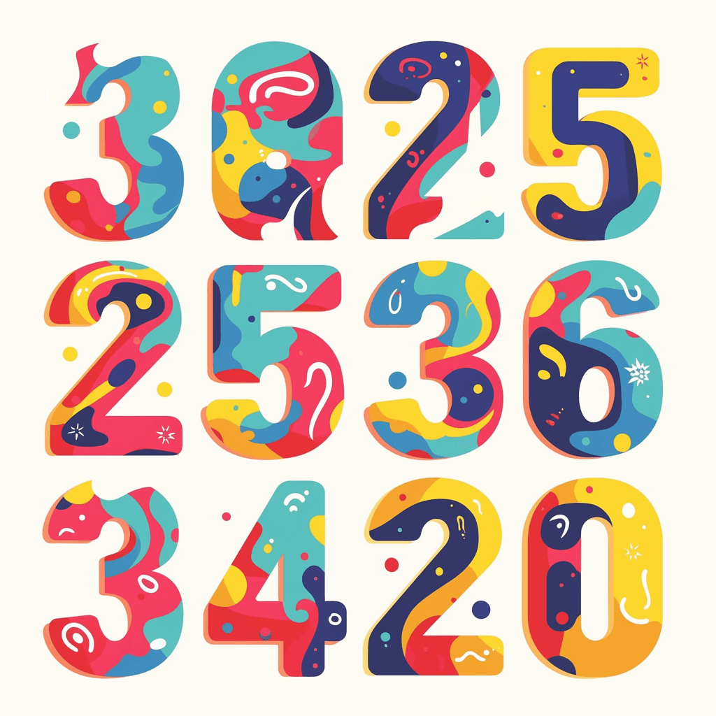 Number 109 original repeating artwork