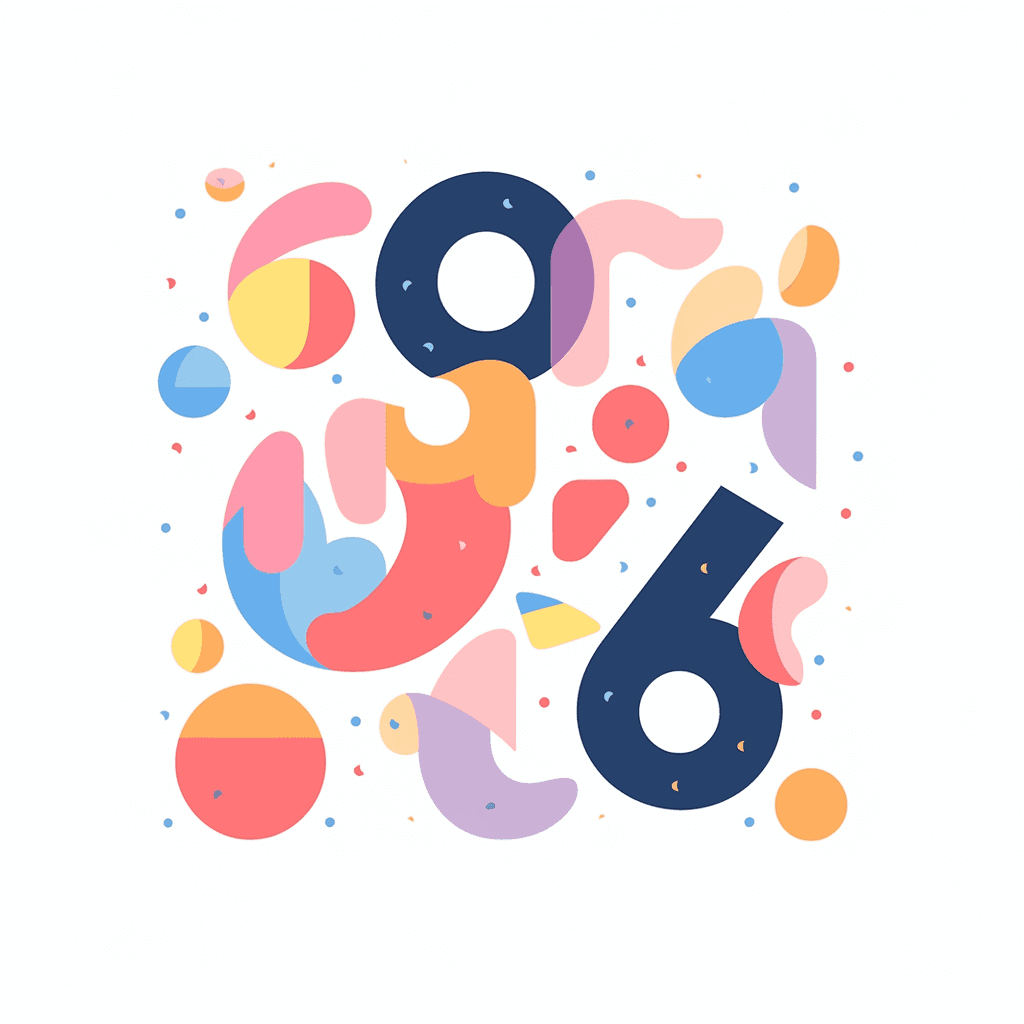 Number 015 original repeating artwork
