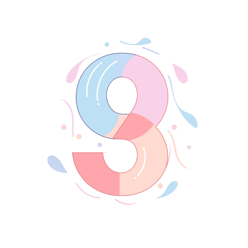 Number Avenue original repeating artwork