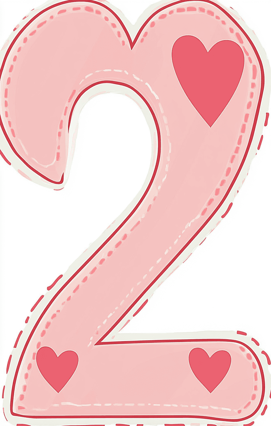 Number Loop original repeating artwork