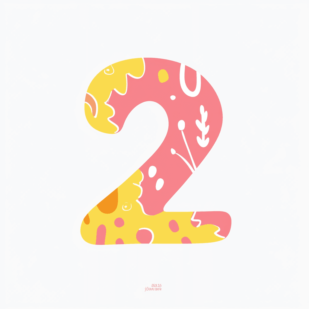 Number Beats original repeating artwork
