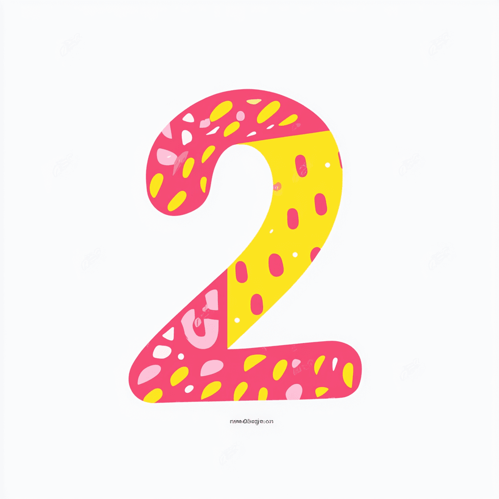Number Fizz original repeating artwork