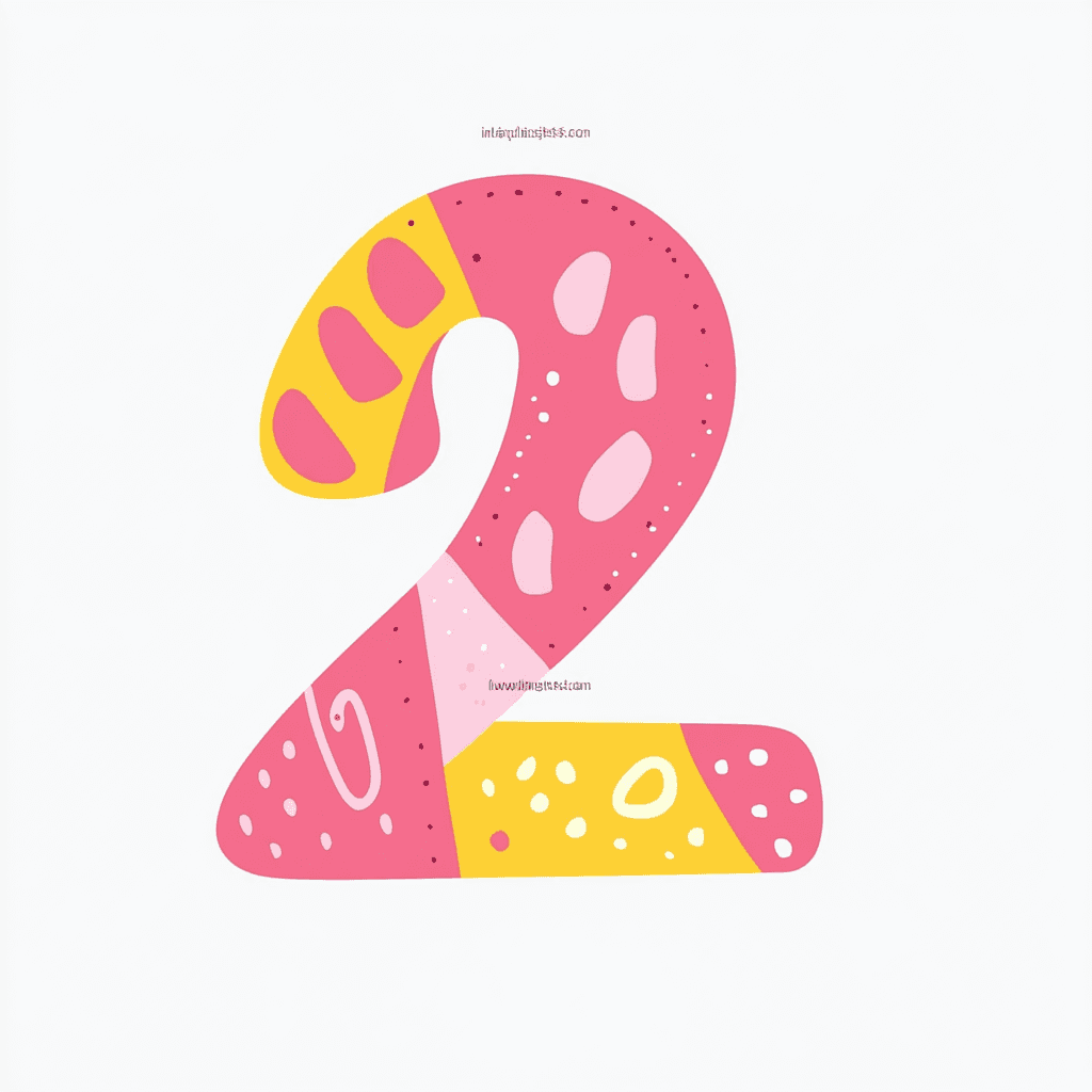 Number Shade original repeating artwork