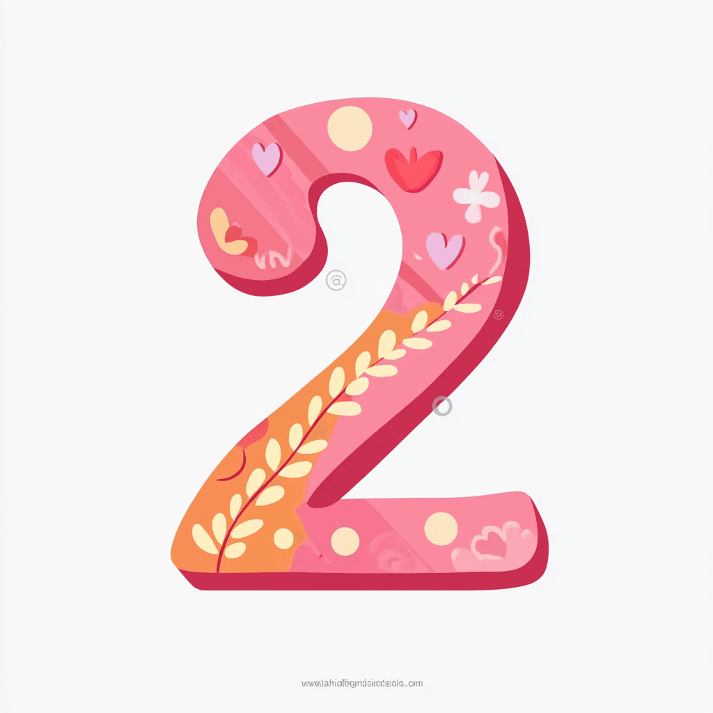 Number Zip original repeating artwork