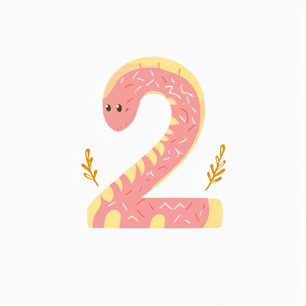 Number Summer original repeating artwork
