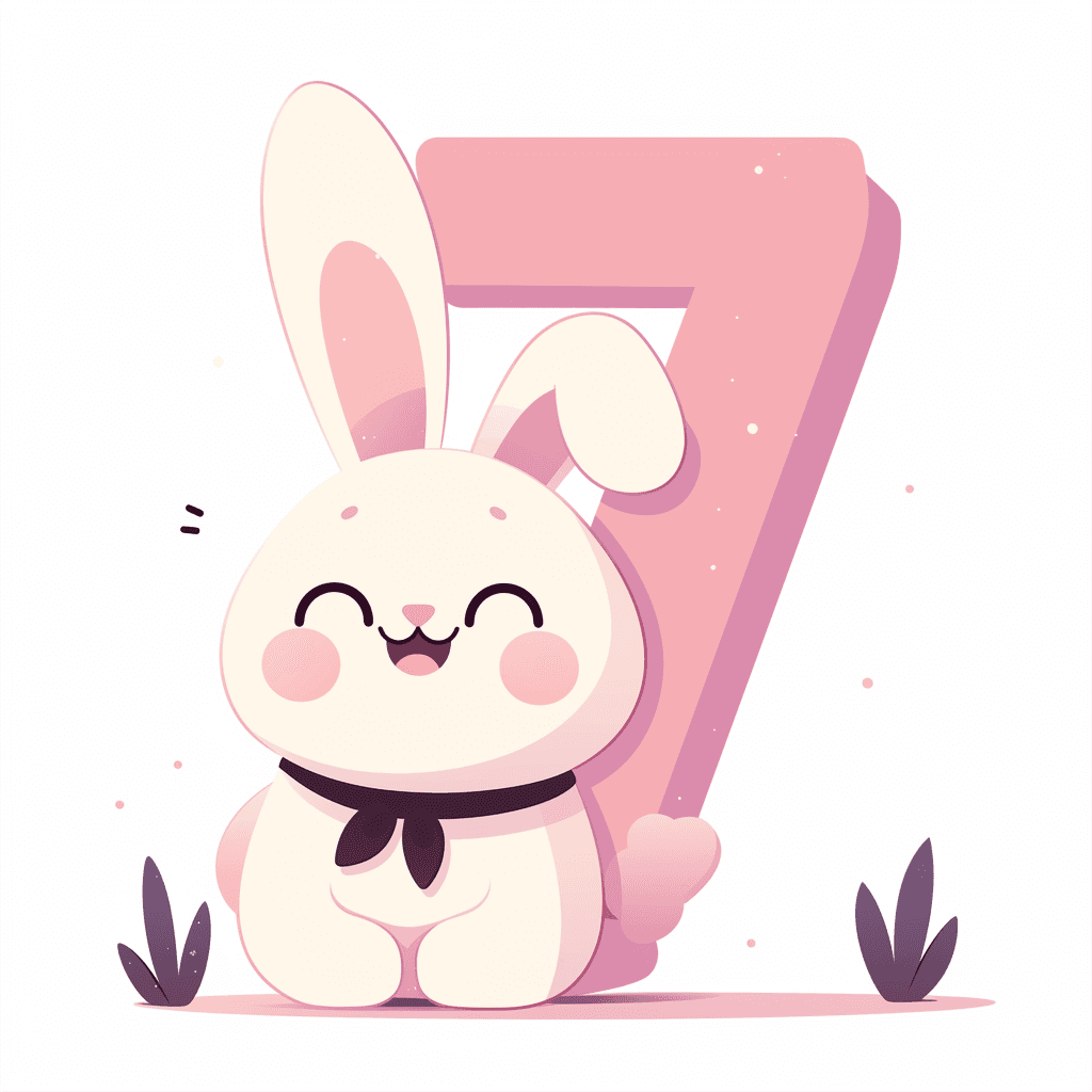 Cute Number 017 original repeating artwork