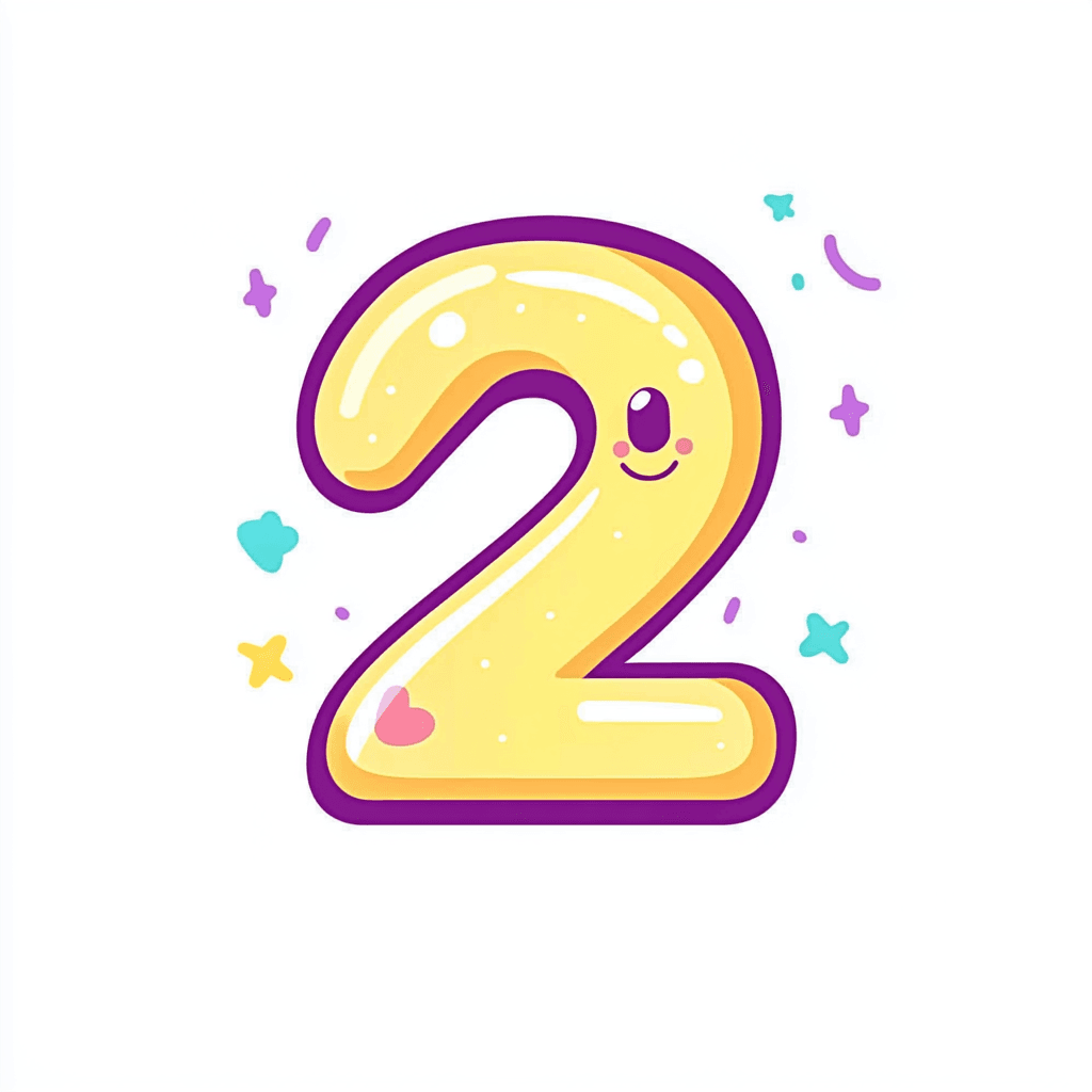 Cute Number 048 original repeating artwork