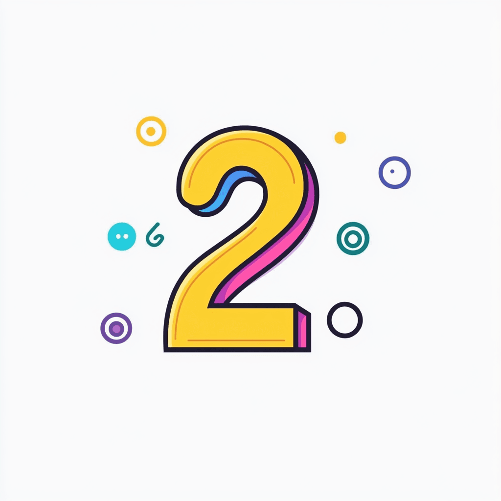 Cute Number 010 original repeating artwork