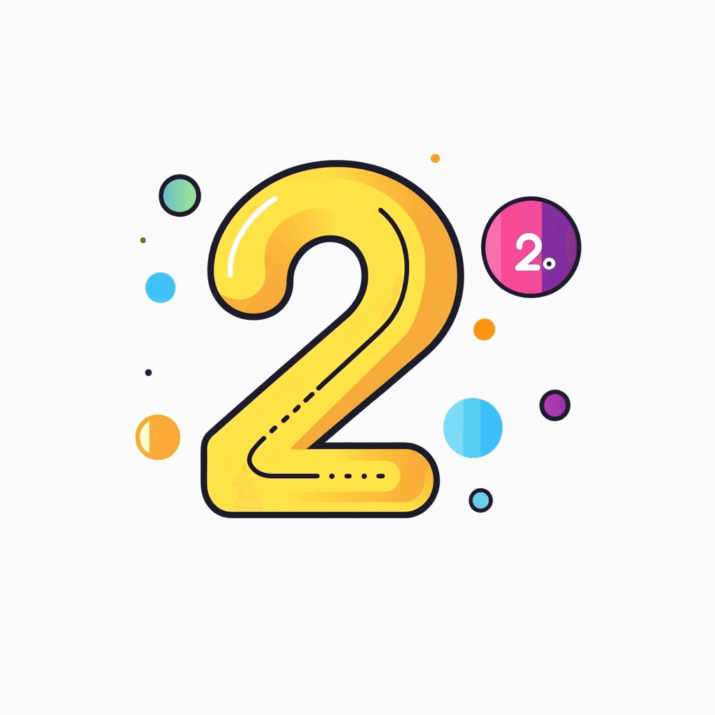 Cute Number 073 original repeating artwork