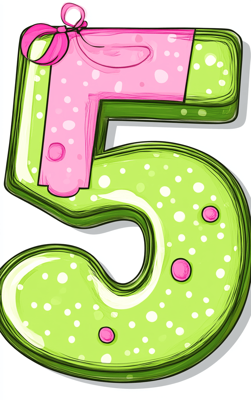 Cute Number 054 original repeating artwork